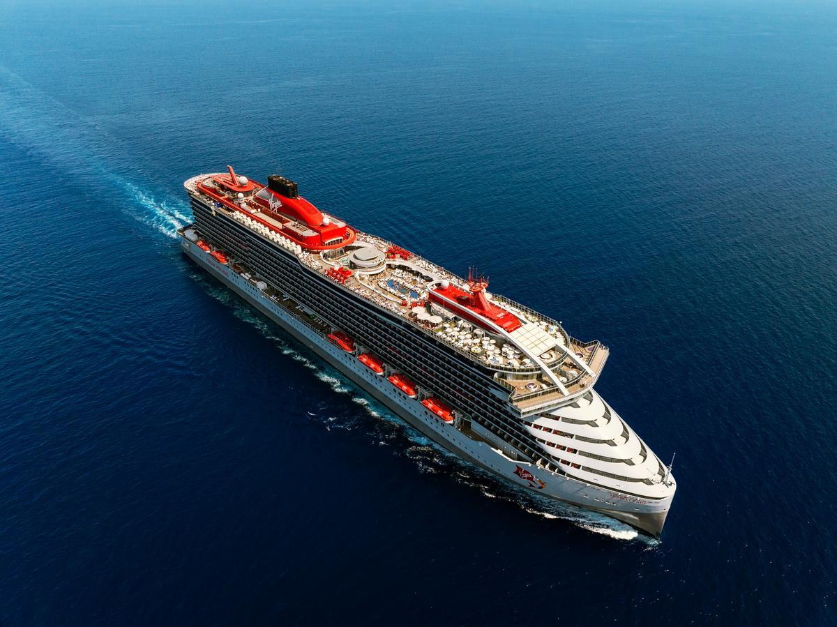 Virgin Voyages cruise ship at sea | Virgin Voyages | what's included on Virgin Voyages